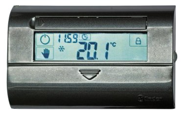 Programmable Thermostat Slide Touchscreen Finder Anthracite Gray