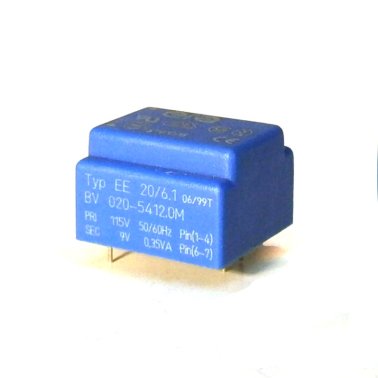 Trasformatore Incapsulato Era EE20 0,35VA - 115V - 9V 