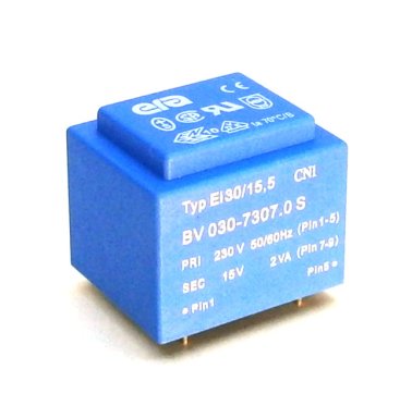 Era Encapsulated Transformer EI30 / 15,5 2VA - 230V - 15V