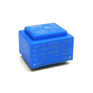 Era Encapsulated Transformer EI30 / 10.5 1VA 230V - 15V