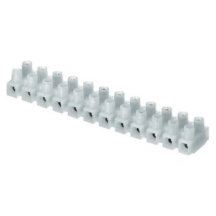 Adels 230/12 Mammut type terminal block 12 poles section 4 mm² 24 Ampere 450 Volt