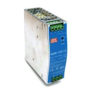 Mean Well NDR-120-12 power supply for DIN rail 120W 12V