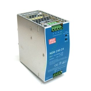 Mean Well NDR-240-24 power supply for DIN rail 240W 24V
