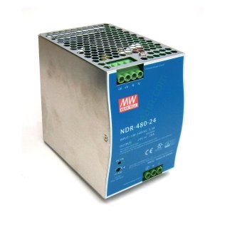 Mean Well NDR-480-24 power supply for DIN rail 480W 24V