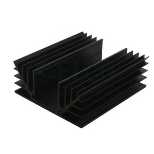 Tecnoal T88-100 Anodized Black Heat Sink