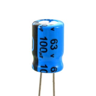 Electrolytic Capacitor 100uF 63 Volt 85 ° C Jianghai 8x11.5 Taped