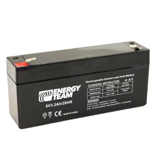 Lead acid battery 6V 3,2Ah EnergyTeam ET6-3.2