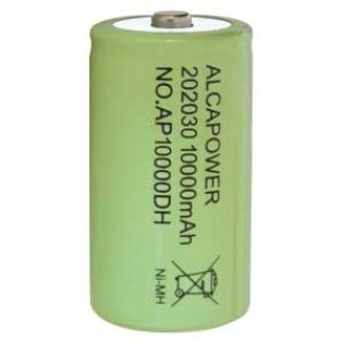 Rechargeable Battery Torch D 10Ah NiMH Alcapower