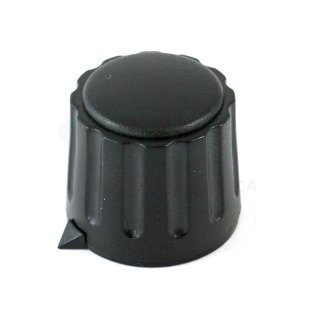 Black Knob Ø22mm with Needle Index Screw Fixing