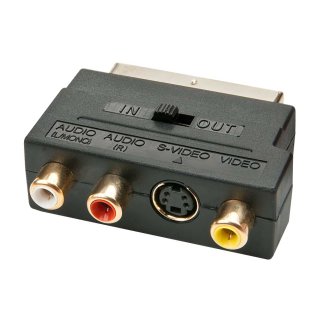 Lindy 35628 Adapter from SCART to S-Video + 3 RCA