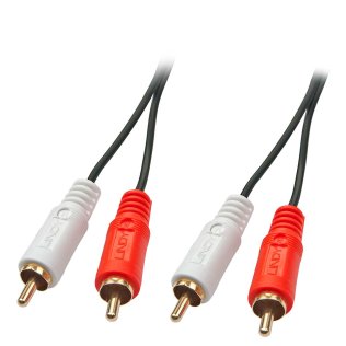 Lindy Audio Cable 2 x RCA Male Male 1 meter