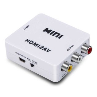 Convertitore da HDMI a Video Composito RCA Analogico con Audio stereo