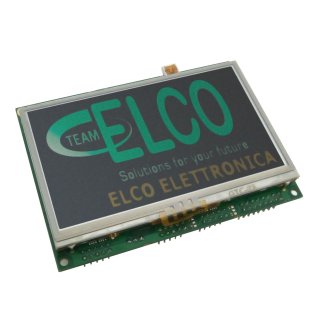 Programmable Module with LCD Touch Screen 4.3 &quot;480x272 dots, Serial Bus, USB, SPI, I2C and analog I / O and PWM