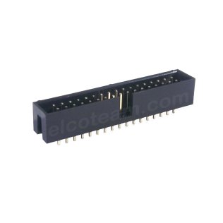 Connettore Maschio 34 poli Verticale da PCB passo 2,54 mm per prese IDC