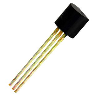 BC172A Transistor NPN 25V 100mA TO-92 Gold Terminals ITT NOS