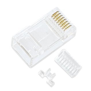 Connettore RJ45 Cat.6 8P/8C a Crimpare - Confezione 10 pezzi