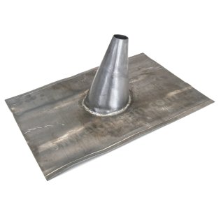 Convertible Lead Roof Tile with Hole for Pole
