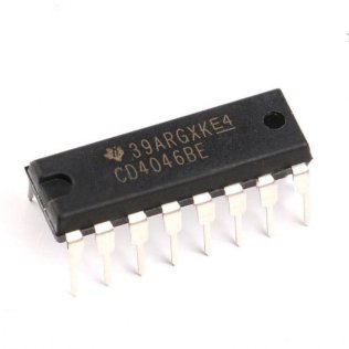Texas Instruments CD4046BE CMOS Integrated Circuit