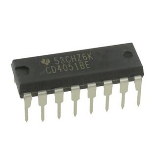 Texas Instruments CD4051BE 8-channel Multiplexer / Demultiplexer Chip
