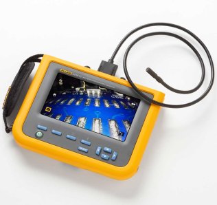 Fluke DS703 FC Videoscopio Diagnostico WiFi ad Alta Risoluzione con Sonda Doppia Telecamera da 8,5mm 1,2 metri