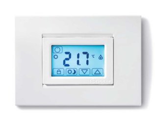 Recessed Touch Screen Thermostat White - Finder 1T.51.9003.0000