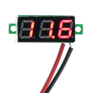 Mini Digital Voltmeter 2.5 - 30 Volt DC