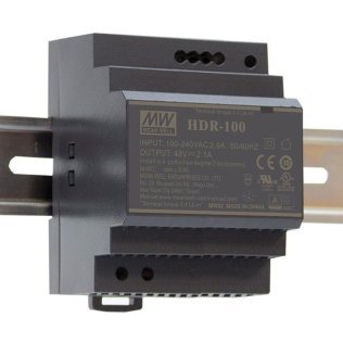 Mean Well HDR-100-48 Alimentatore Ultra Compatto 48V 1,92A da Barra DIN