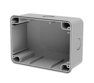 IP67 watertight box for 4box Wide outdoor socket color Gray RAL7035