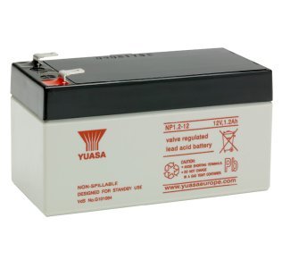 YUASA NP1.2-12 Lead-acid sealed battery 12V 1,2Ah