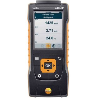 Testo 440 dP Strumento multifunzione per misure ambientali con sensore di pressione differenziale 0560 4402