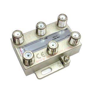 4-way splitter -14 dB Fracarro DE4-14 cod. 280719