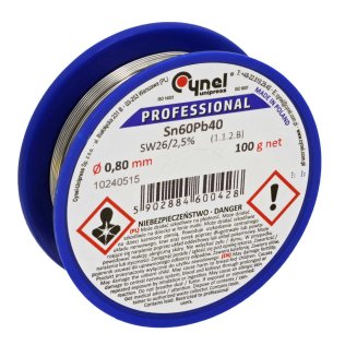 Soldering Tin Wire 0,8mm Sn60Pb40 Roll 100 grams