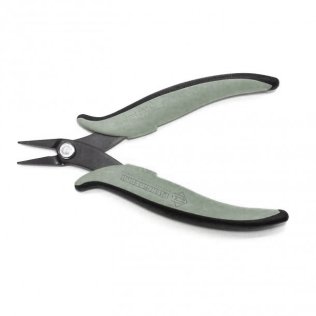 Piergiacomi PN2004D Short Pliers with Smooth Flat Noses and Dissipative Handles