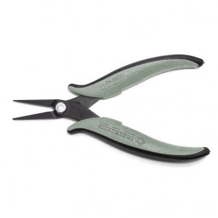Piergiacomi PN2007D Long Pliers with Flat Knurled Noses and Dissipative Handles