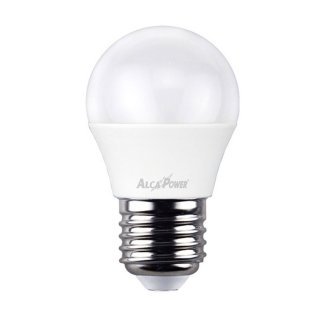 Lampadina Mini Sfera a LED 6W 230VAC E27 Luce Bianco Calda 3000K 510lm