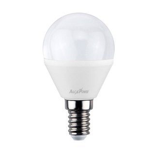 Lampadina Mini Sfera a LED 6W 230VAC E14 Luce Bianca Naturale 4000K 510lm