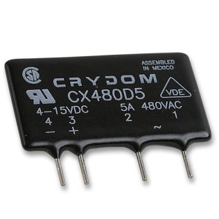 Sensata Crydom CX480D5 Relè Stato Solido 5A 660VAC Zero Cross SIP da PCB