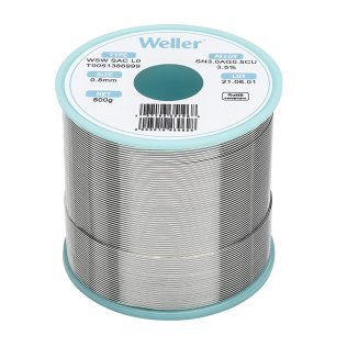 Weller WSW 0,8mm Tin SAC L0 500g