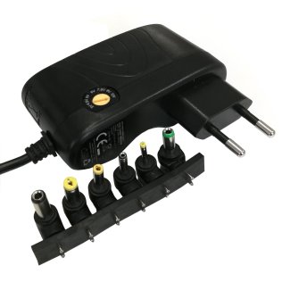 Matsuyama HB042N Alimentatore slim Multitensione 3-12Vdc 2,25A con 6 plug intercambiabili