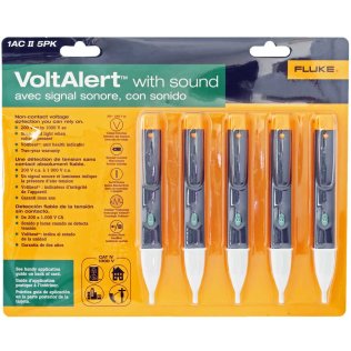 Fluke 1AC II 5 PK Non-contact voltage detector with acoustic warning - Promo Pack 5 pieces