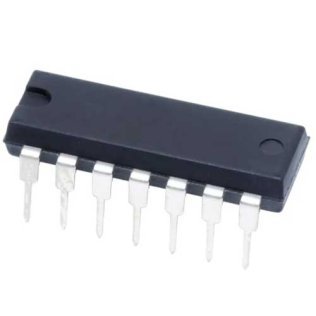 SN74LS10N chip 3 NAND ports to 3 inputs TTL DIP14 Texas Instruments
