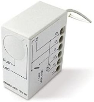 NICE TT2D Centralina miniaturizzata per il comando di impianti di illuminazione, con ricevitore radio e commutatori integrati