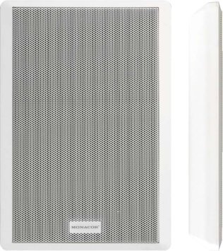 MONACOR ESP-130/WS Cassa acustica diffusore da parete sottile 100V/5W