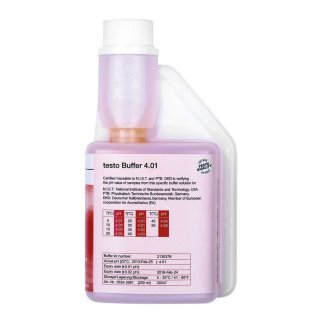 Soluzione buffer pH 4.01 250ml per taratura phmetri - Testo 0554 2061