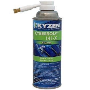 KYZEN CYBERSOLV 141-X Spray Professionale Detergente Pulitore per Flussante e PCB