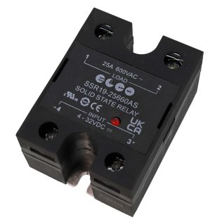 ELCO SSR19-25660AS Relè stato solido 4÷32VDC; 25A; 48÷660VAC Zero Crossing