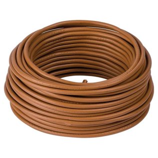 Cavo Unipolare sezione 1,5mm2 colore marrone in matassina da 15m