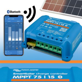 Victron MPPT 75/15 MPPT Charge Controller - SCC075015060R