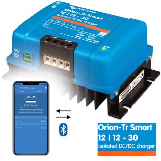 Caricabatterie Smart Victron Energy Orion-Tr Smart DC-DC 12/12 30A 360W PIOMBO E LITIO