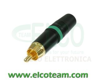 Neutrik NYS373 RCA Plug Green